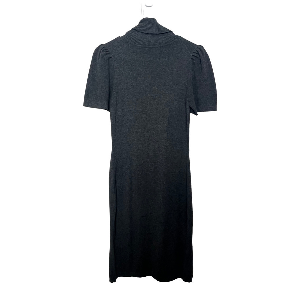 Express Turtleneck Sweater Dress Short Sleeve Midi Small - Picture 5 of 5